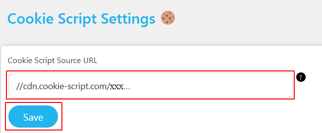 Paste your CookieScript code to WordPress